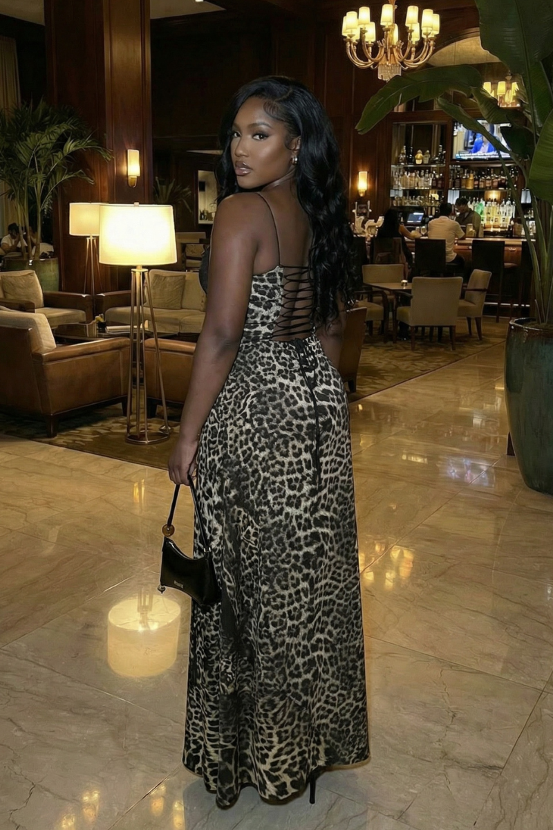 Elaine Cheetah Dress
