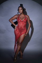 Risqué Rouge Dress