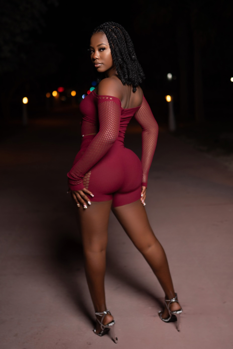 Nia Romper - Burgundy