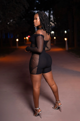 Nia Romper - Black
