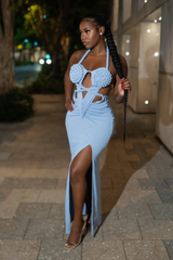 Mariah Rope Dress - Orange