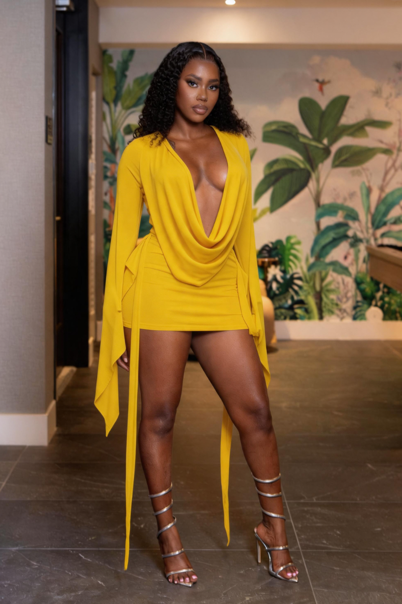 Ella Dress - Yellow