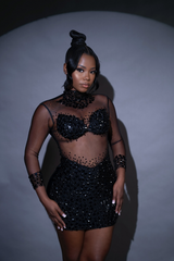 Noir Glam Dress