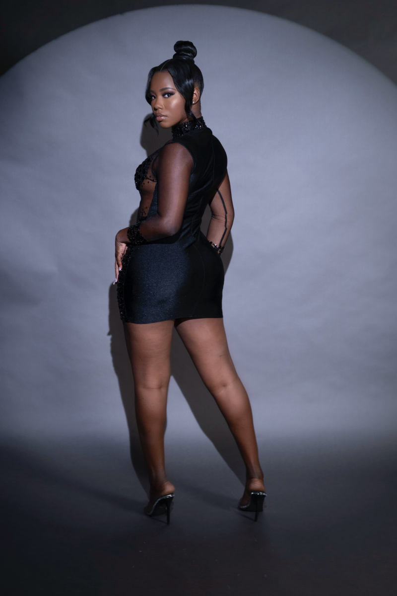 Noir Glam Dress