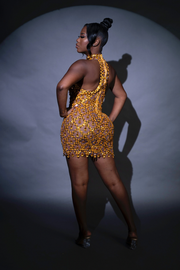 Golden Goddess Dress (Pre-Order)