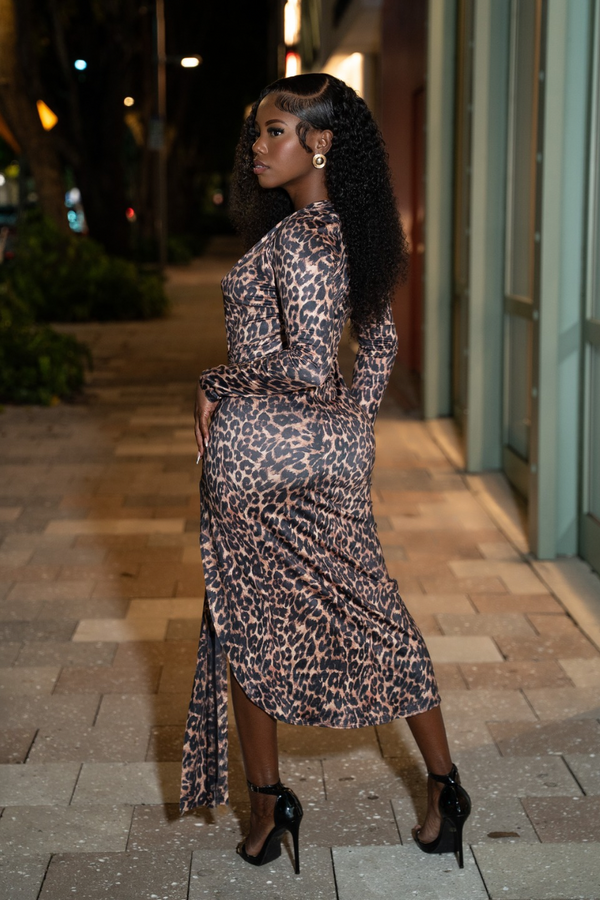 Monaco Cheetah Dress