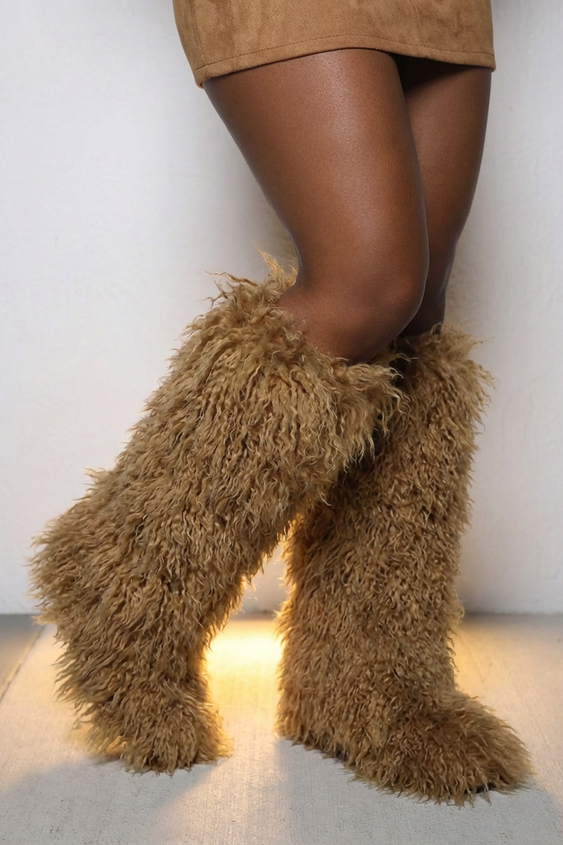 Teddy Brown Boots